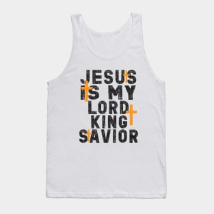 Christianity Men Women Jesus Is My Lord And Savior Christ Jesus God Christian Jesus Is My Lord And Savior! Tank Top